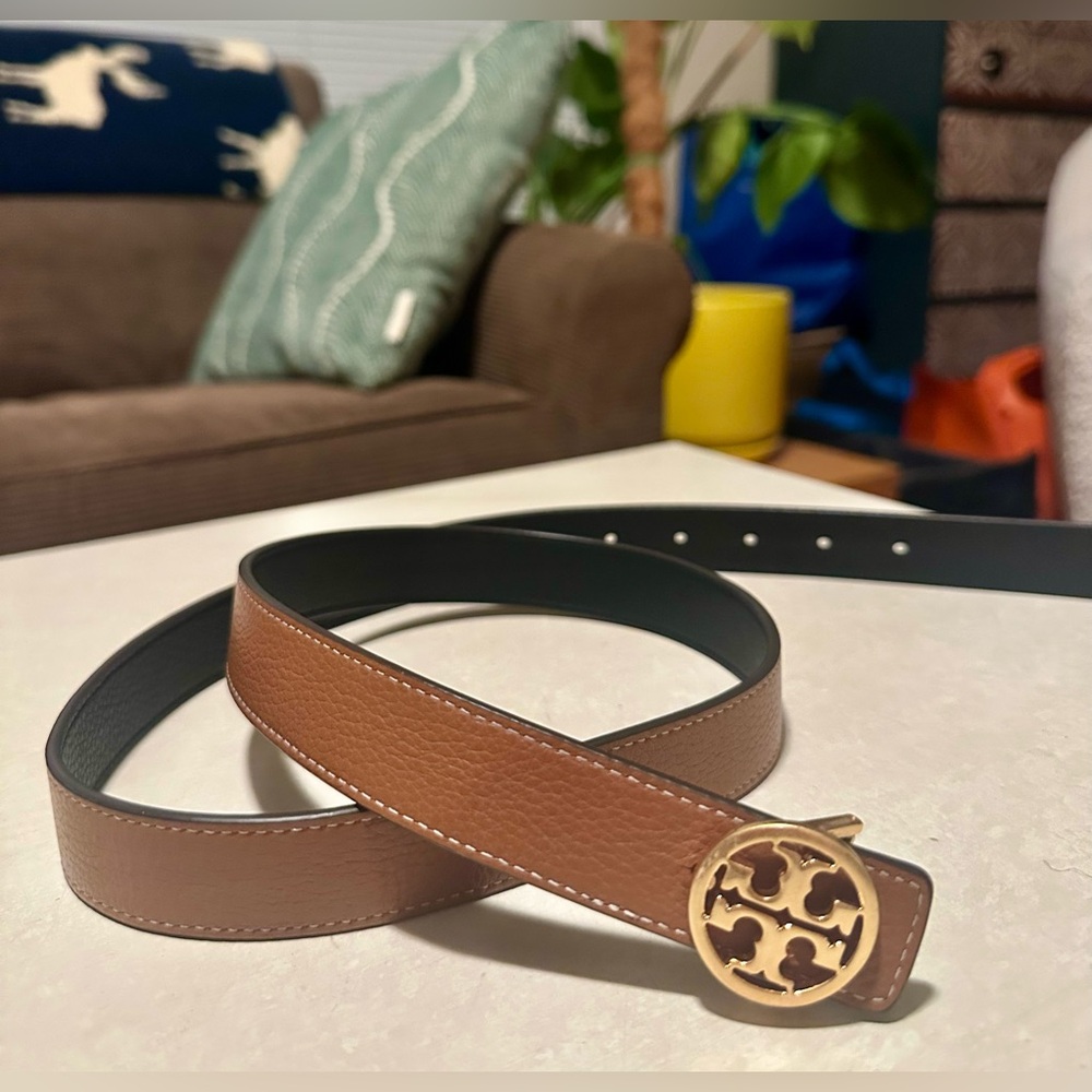 Tory Burch Women’s 1" Miller Reversible Belt